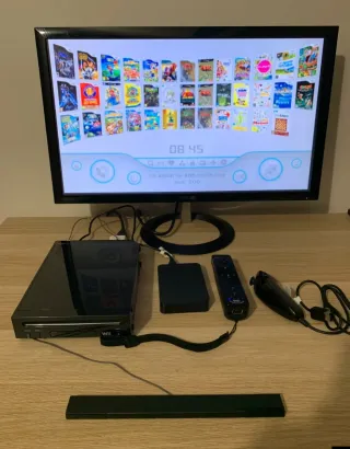 Nintendo Wii Nera con giochi