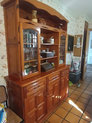 Alacena pino macizo barnizado