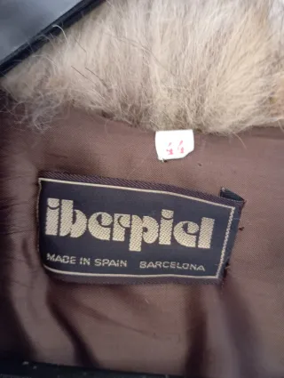 Abrigo piel zorro auténtico