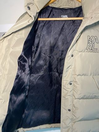 Plumífero Karl Lagerfeld Beige Talla XS