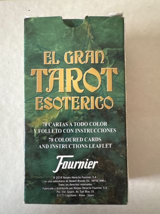 Baraja Gran Tarot Esotérico Fournier