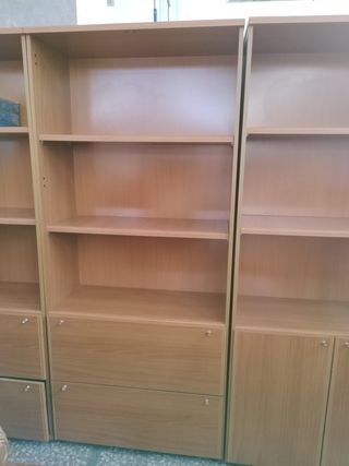 ESTANTERÍA CON CAJONES DE ARCHIVADOR