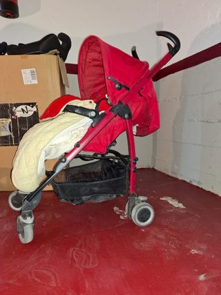 Lote: parque+ silla Bébé Conf+alzador+cuna viaje