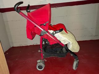 Lote: parque+ silla Bébé Conf+alzador+cuna viaje