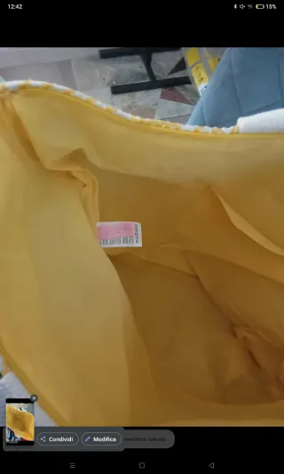 Borsa mare camomilla