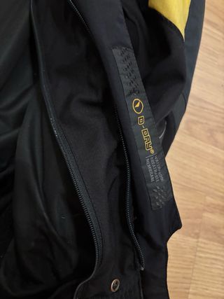 Chaqueta Moto Dainese Negra y Amarilla