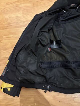 Chaqueta Moto Dainese Negra y Amarilla