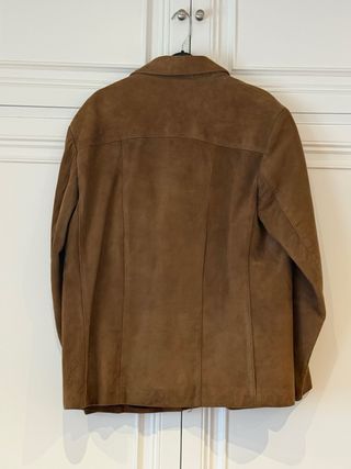 Chaqueta de cuero-ante