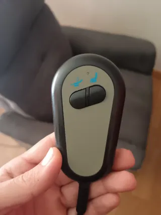 Sillón eléctrico reclinable con mando