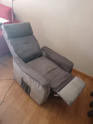 Sillón eléctrico reclinable con mando