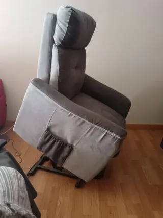 Sillón eléctrico reclinable con mando