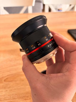 Objetivo Samyang 12mm
