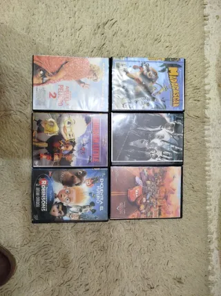 Lote 24 Películas DVD Infantiles Animadas