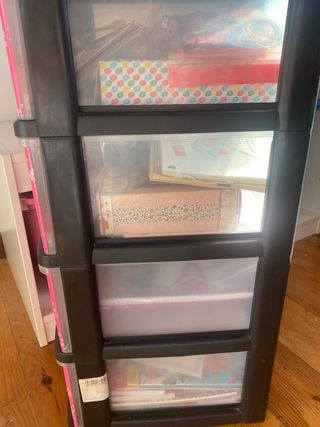 Carro organizador infantil rosa CURVER