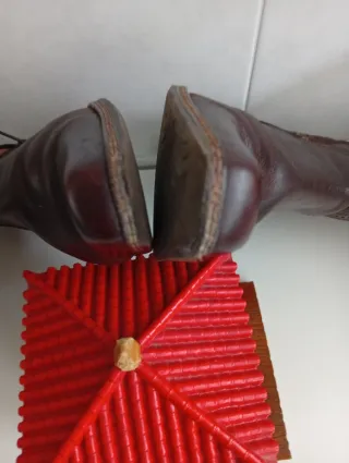 Botas de piel marrones Wonders