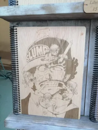 Libreta Tapa Madera Personalizada