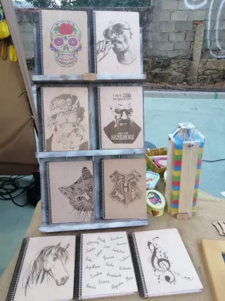 Libreta Tapa Madera Personalizada