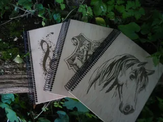 Libreta Tapa Madera Personalizada