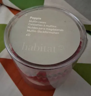 12 Cuencos plástico Ikea/Moldes magdalenas Habitat