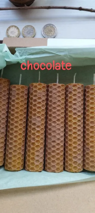 Vela de miel con aroma natural