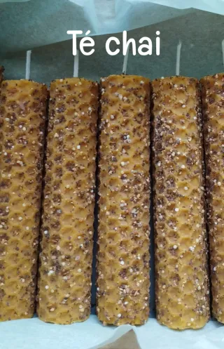 Vela de miel con aroma natural