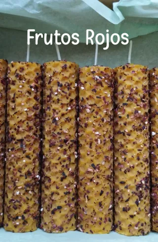 Vela de miel con aroma natural