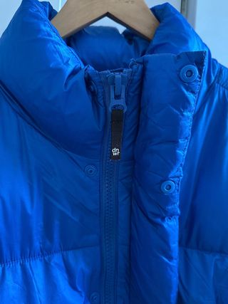 Chaquetón acolchado azul hombre - Zara - Talla XXL