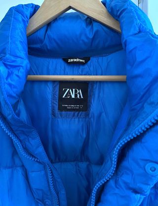 Chaquetón acolchado azul hombre - Zara - Talla XXL