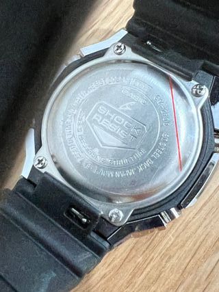 Reloj Casio G-Shock GM2100 Plata Negro