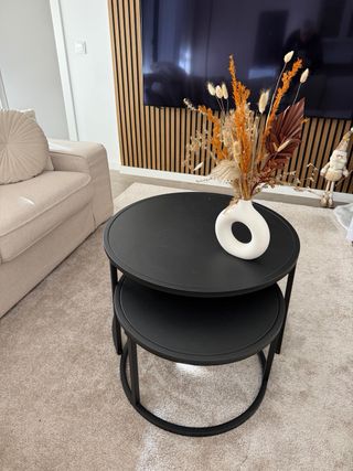 Tavoli da salotto effetto nero
