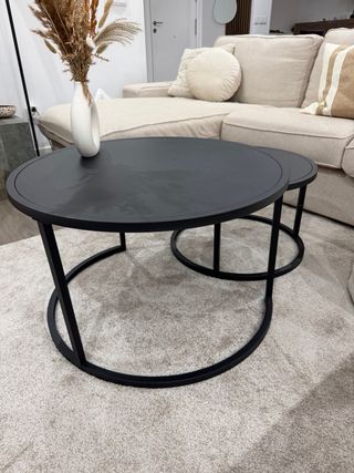 Tavoli da salotto effetto nero