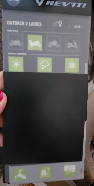 Chaqueta Moto Revit Mujer Talla 46