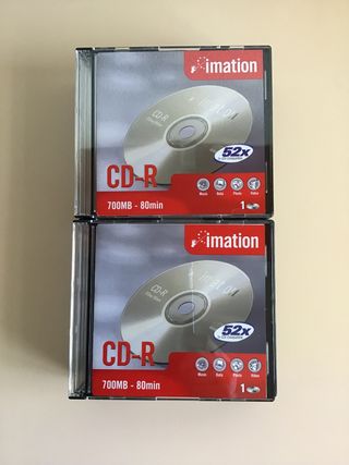 Pack de 20 CDs Imation CD-R 700MB 80min Nuevos