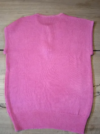 Camiseta de punto sin mangas