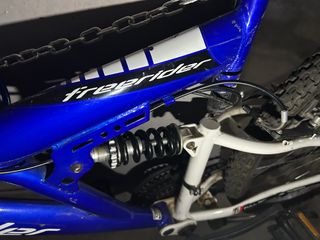 Bicicleta Freerider Azul y Blanca