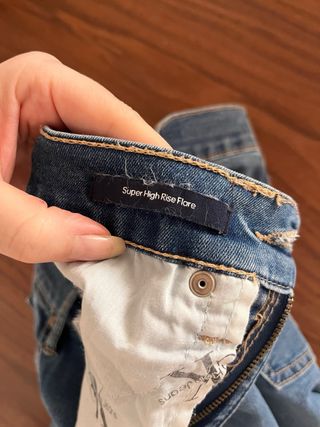 Jeans Calvin Klein Acampanados Azul 29 americano