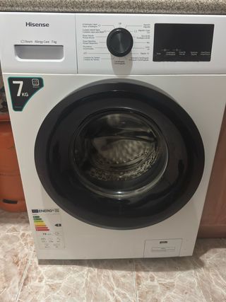 Lavadora Hisense 7kg Steam Allergy Care