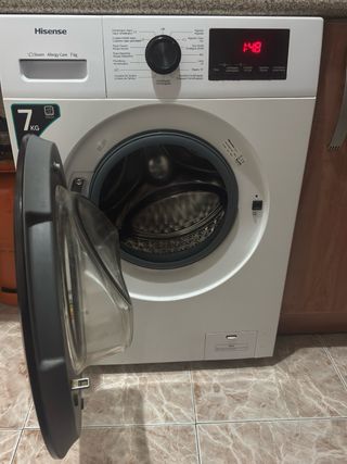 Lavadora Hisense 7kg Steam Allergy Care