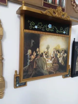 Retablo La Última Cena Dorado
