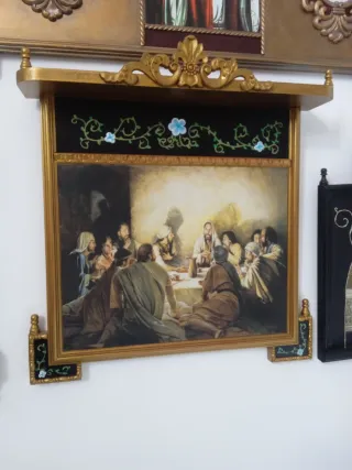 Retablo La Última Cena Dorado