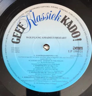 Vinilo LP Mozart 1756-1791 Clásico