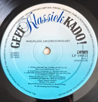 Vinilo LP Mozart 1756-1791 Clásico