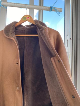 Abrigo Piel Vintage Marrón