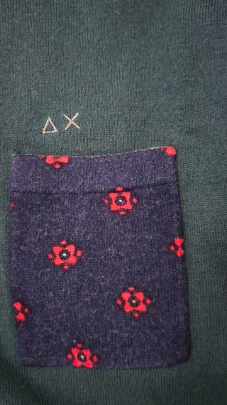 Maglione Sun68 Uomo Verde Taglia L