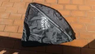 Portería de fútbol plegable con funda