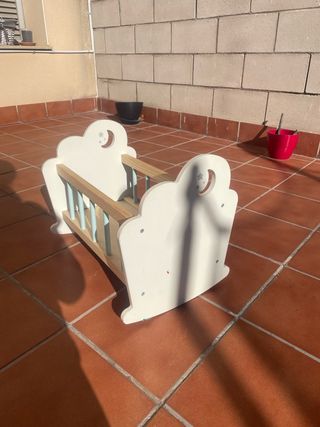 Pack trona y cuna de juguete