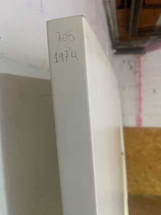 Puertas macizas lacadas blancas