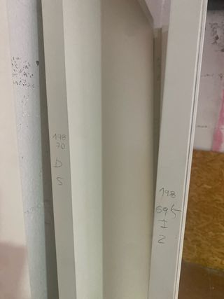 Puertas macizas lacadas blancas