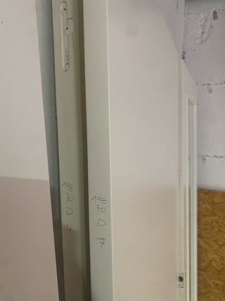 Puertas macizas lacadas blancas