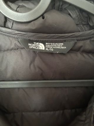 Abrigo The North Face Negro Niño Talla XL-M mujer